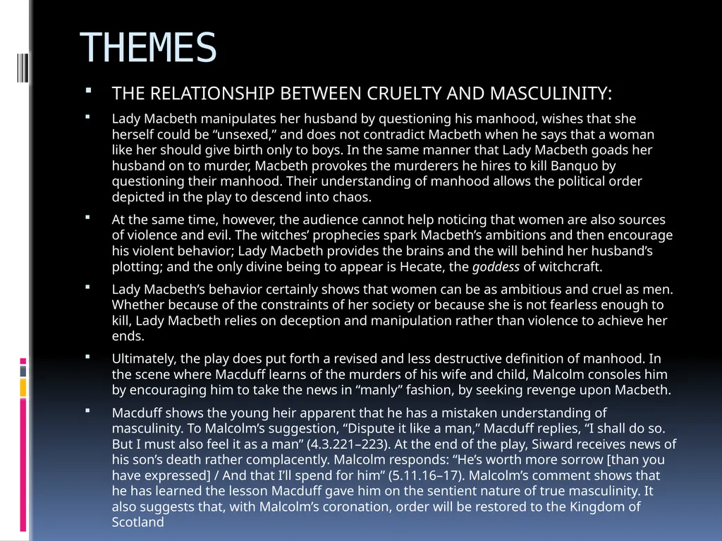 William SHAKESPEARE’S TRAGEDY MAIN CHARACTERS - slide 11 of 17