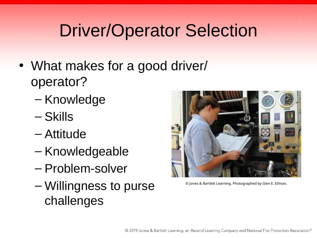 Chapter 2: Driver Attributes, Training, and - slide 89 of 97