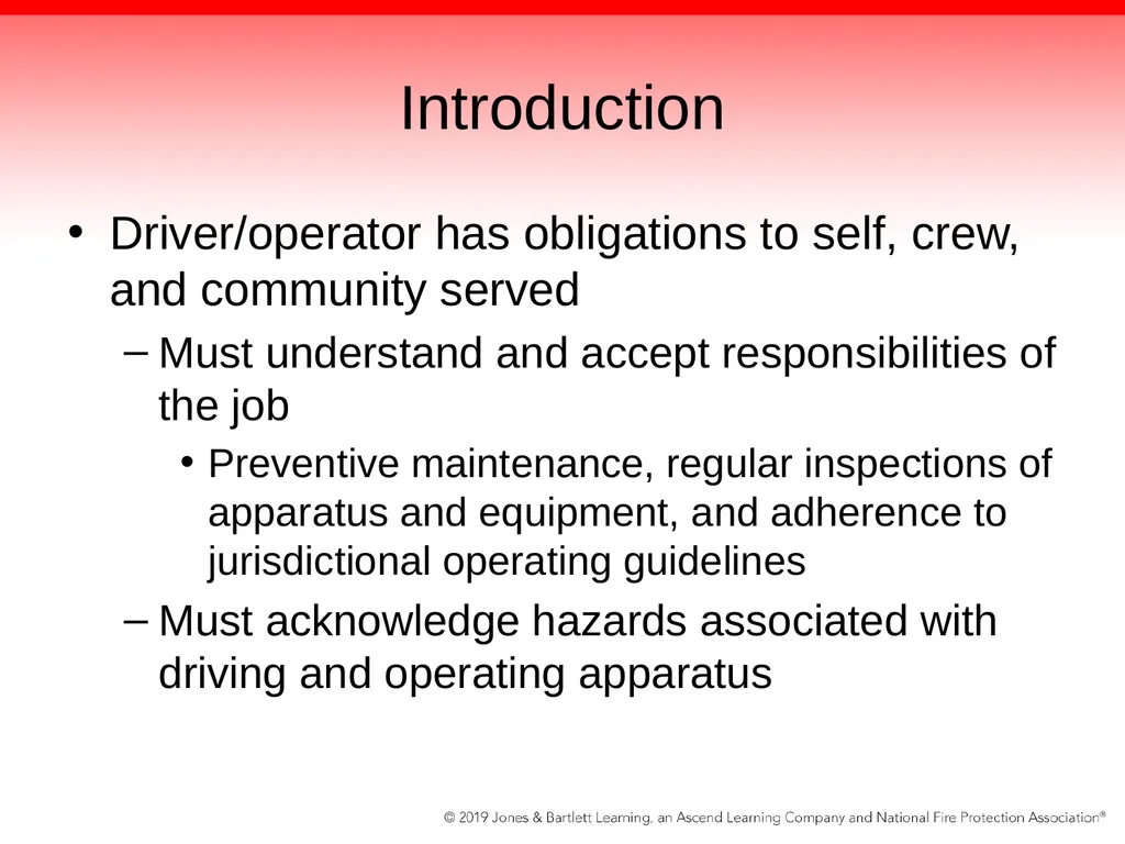 Chapter 2: Driver Attributes, Training, and - slide 6 of 97