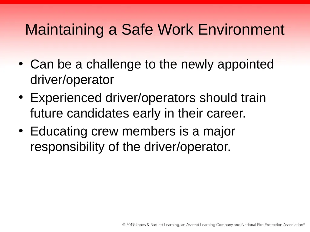 Chapter 2: Driver Attributes, Training, and - slide 60 of 97