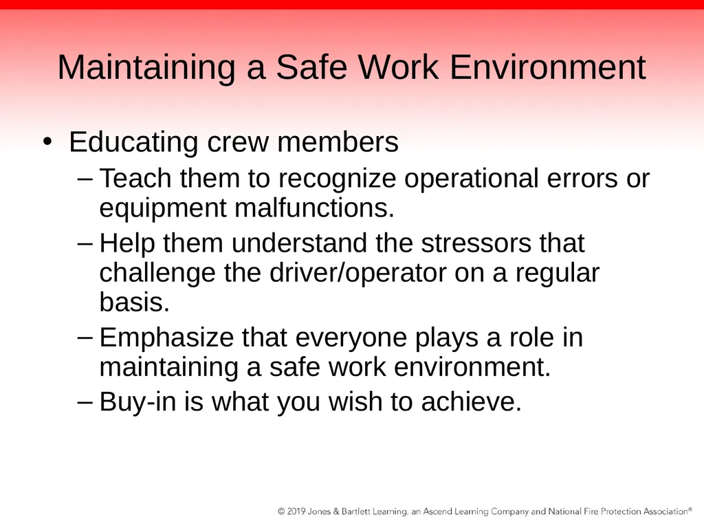 Chapter 2: Driver Attributes, Training, and - slide 61 of 97