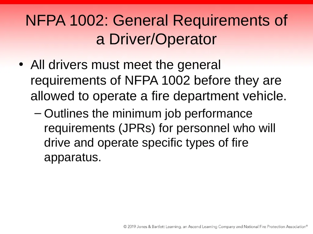 Chapter 2: Driver Attributes, Training, and - slide 78 of 97