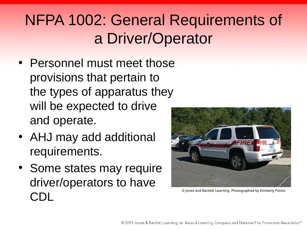 Chapter 2: Driver Attributes, Training, and - slide 80 of 97