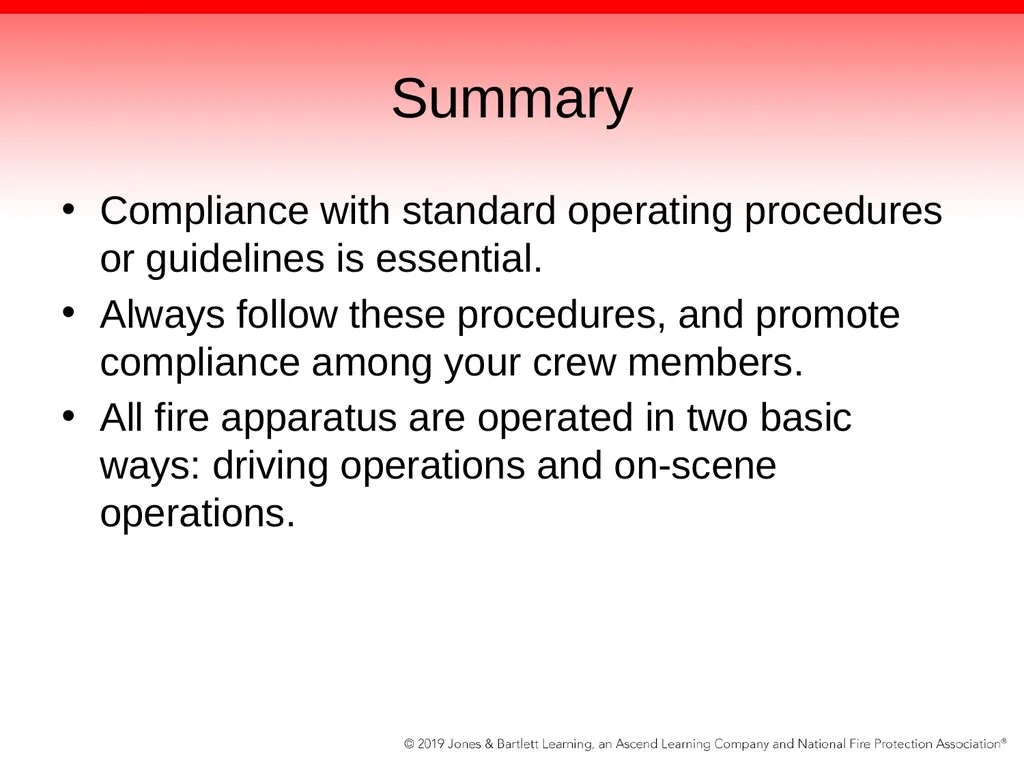 Chapter 2: Driver Attributes, Training, and - slide 96 of 97
