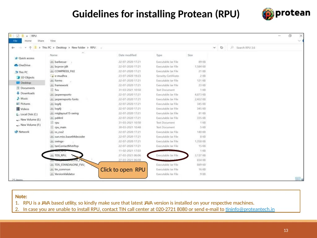E-Tutorial on TDS/TCS Return Preparation Utility - slide 13 of 74