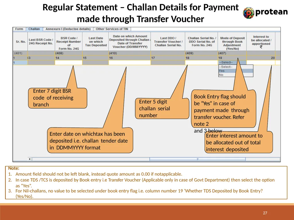 E-Tutorial on TDS/TCS Return Preparation Utility - slide 27 of 74