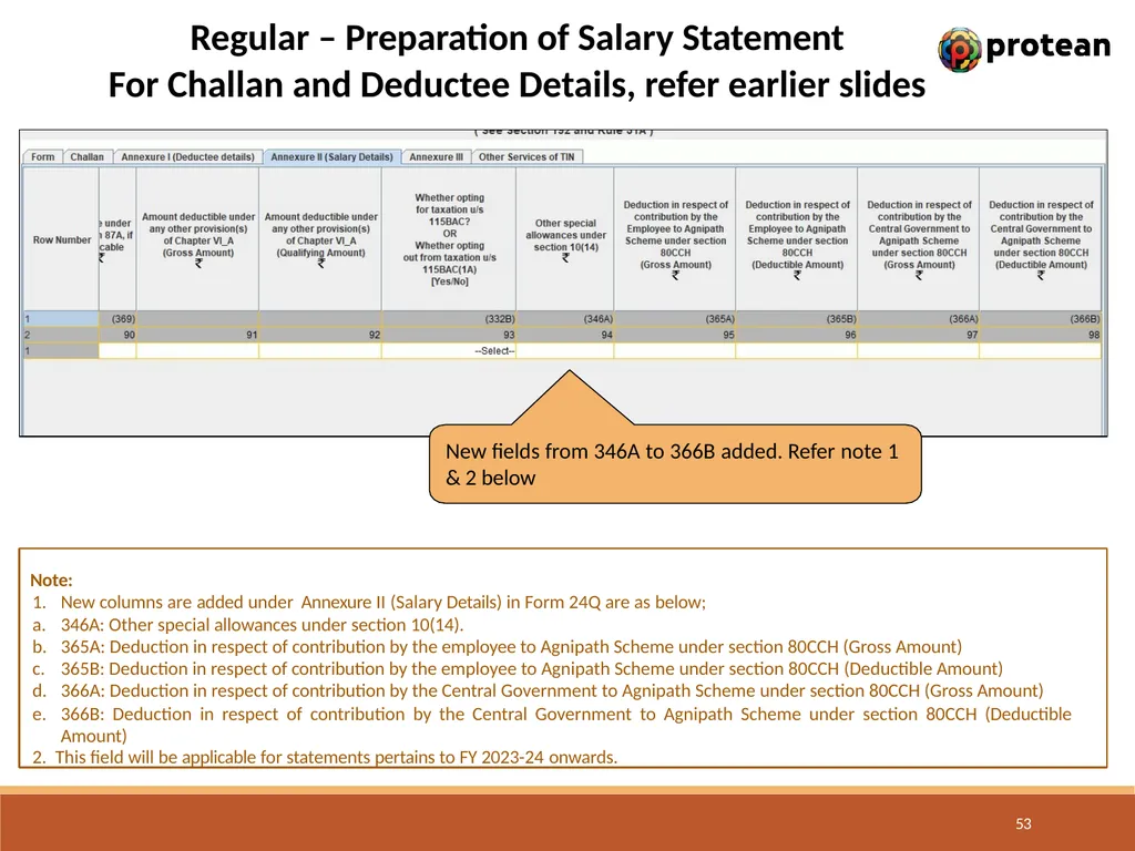 E-Tutorial on TDS/TCS Return Preparation Utility - slide 53 of 74