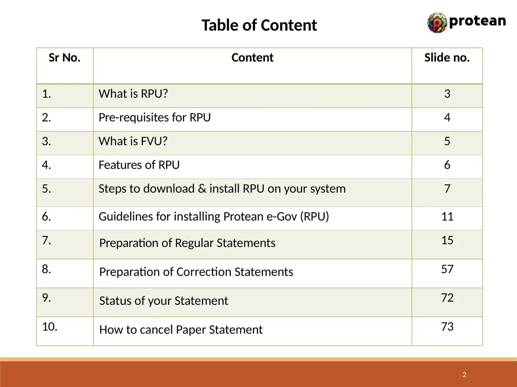 E-Tutorial on TDS/TCS Return Preparation Utility - slide 2 of 74