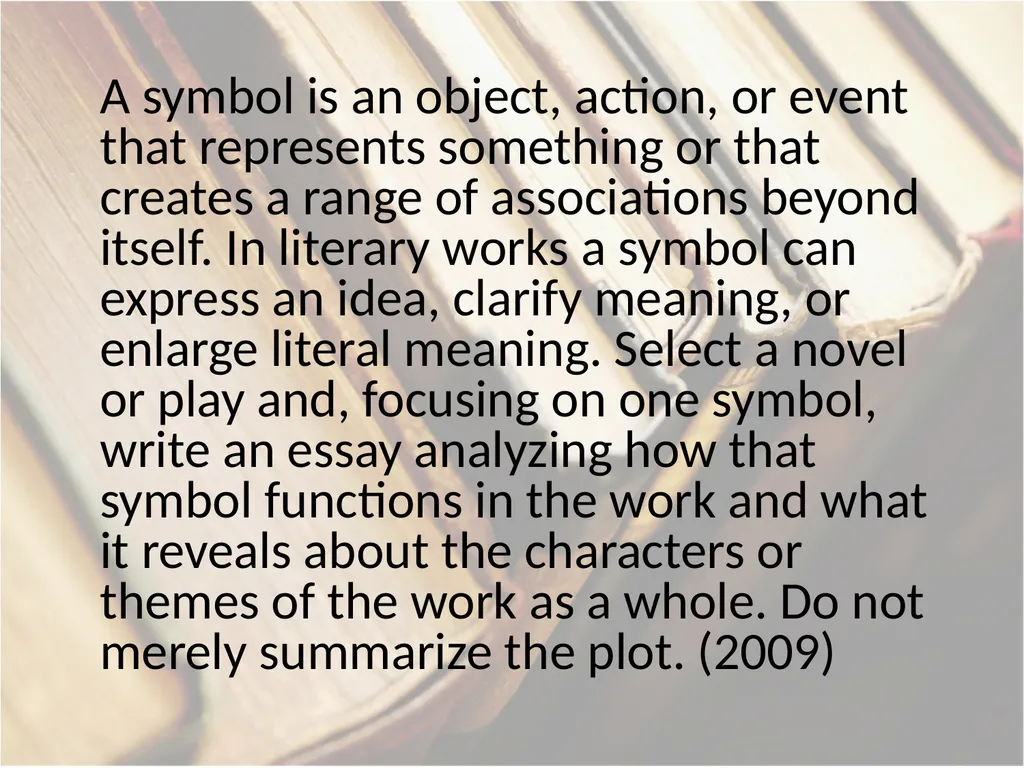 Advanced Placement® Literature Prompts Updated 9 - slide 27 of 79