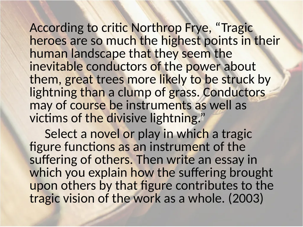 Advanced Placement® Literature Prompts Updated 9 - slide 39 of 79