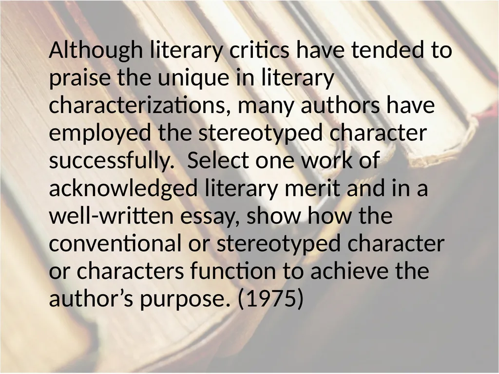 Advanced Placement® Literature Prompts Updated 9 - slide 72 of 79