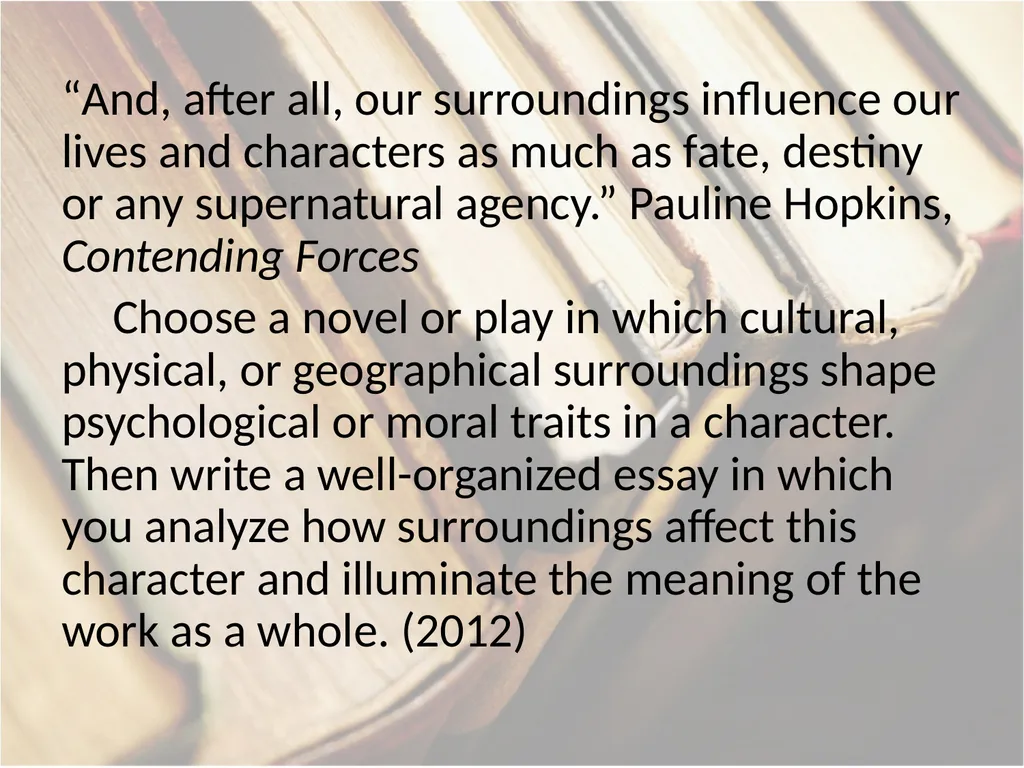 Advanced Placement® Literature Prompts Updated 9 - slide 22 of 79