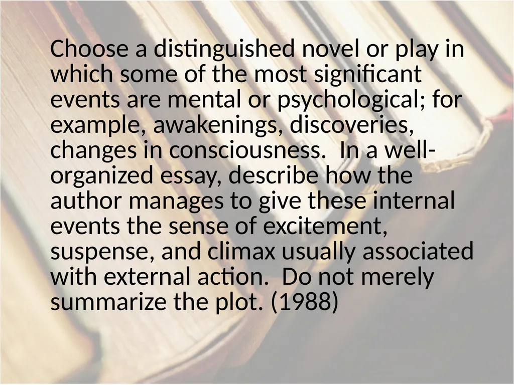 Advanced Placement® Literature Prompts Updated 9 - slide 56 of 79