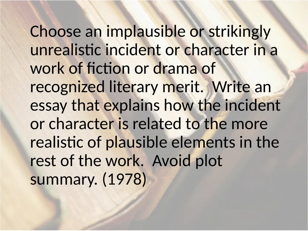 Advanced Placement® Literature Prompts Updated 9 - slide 68 of 79