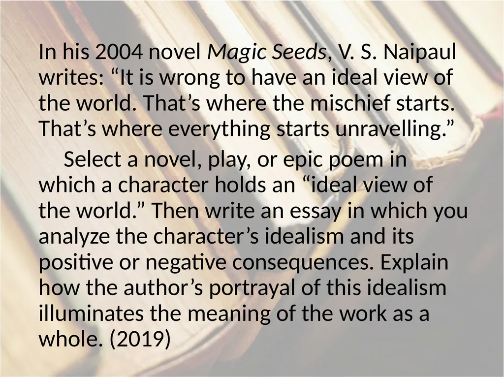 Advanced Placement® Literature Prompts Updated 9 - slide 12 of 79
