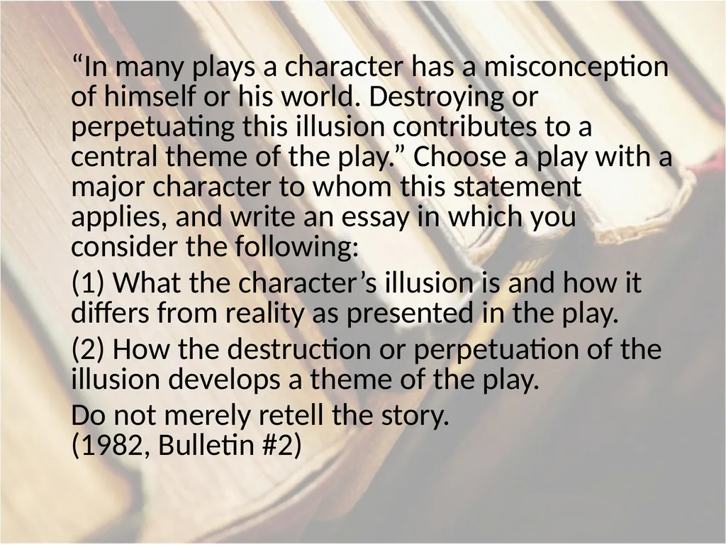 Advanced Placement® Literature Prompts Updated 9 - slide 64 of 79