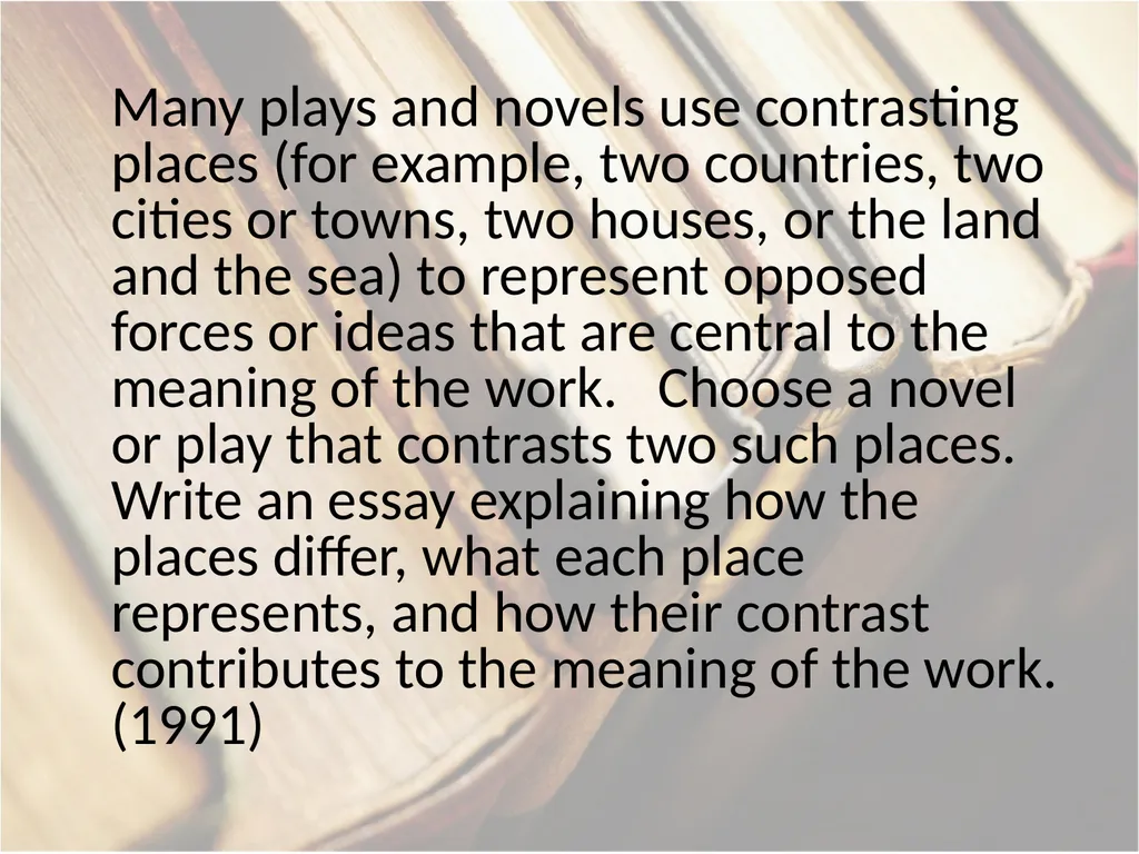 Advanced Placement® Literature Prompts Updated 9 - slide 53 of 79