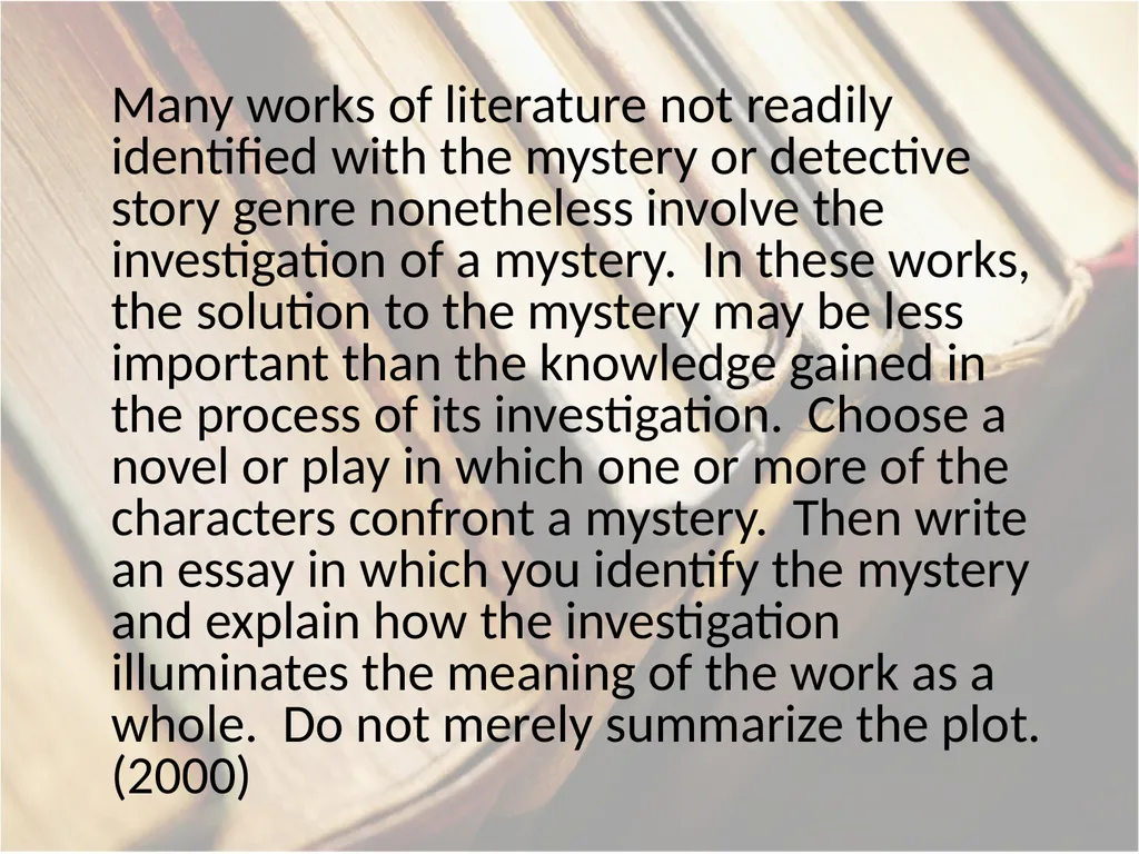 Advanced Placement® Literature Prompts Updated 9 - slide 44 of 79