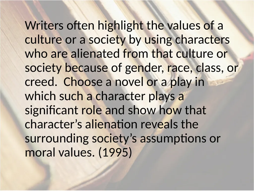 Advanced Placement® Literature Prompts Updated 9 - slide 49 of 79