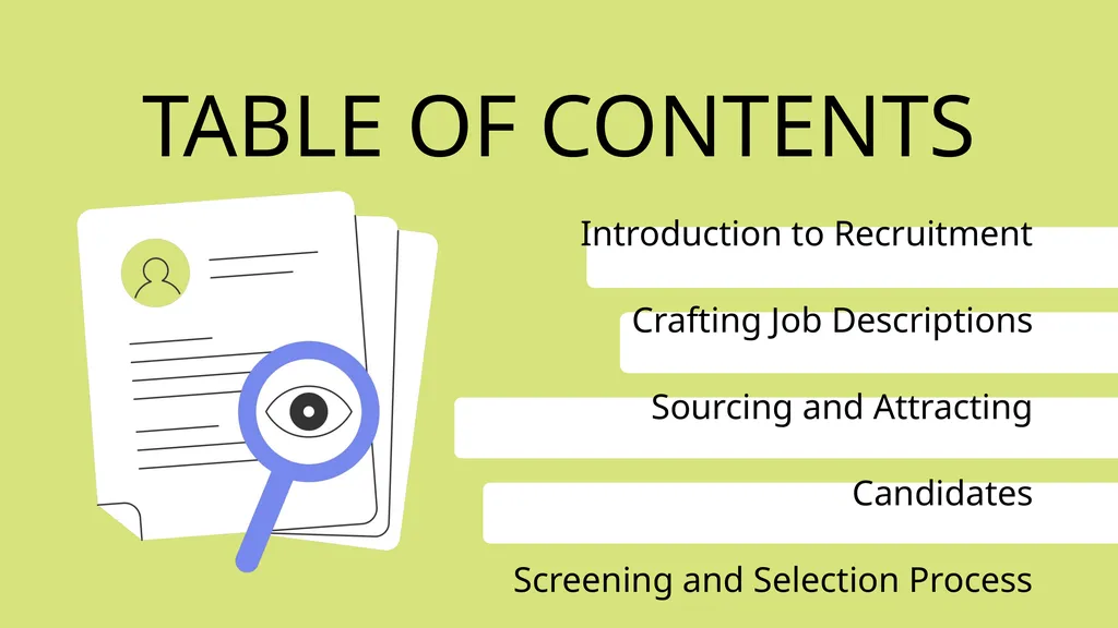 RECRUITMENT PROCESS A Comprehensive Guide for - slide 2 of 21