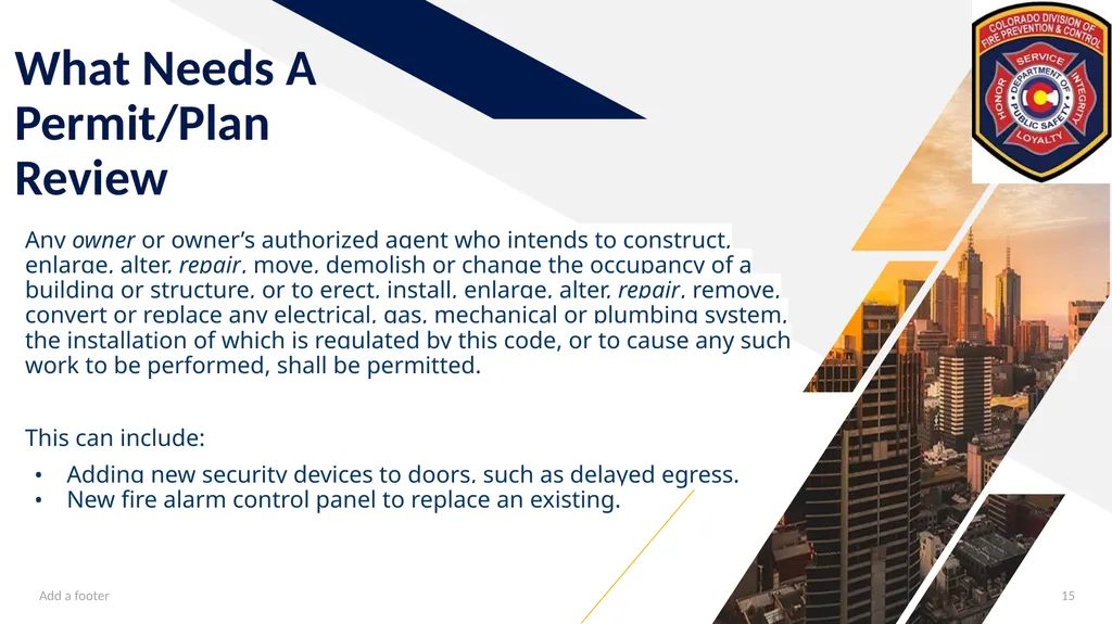 FR Fire & Life Safety Section Fire Prevention - slide 15 of 21