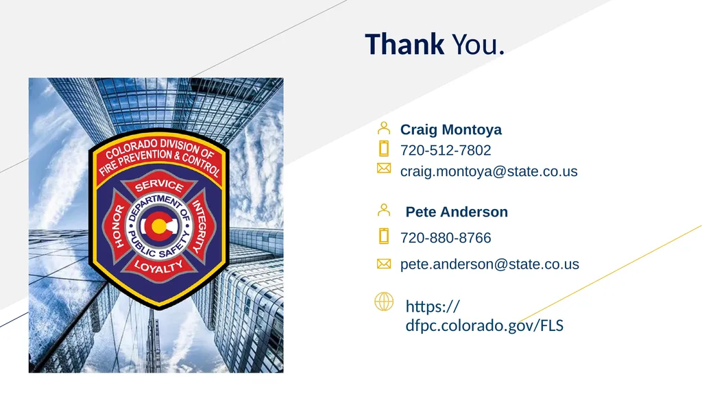 FR Fire & Life Safety Section Fire Prevention - slide 21 of 21