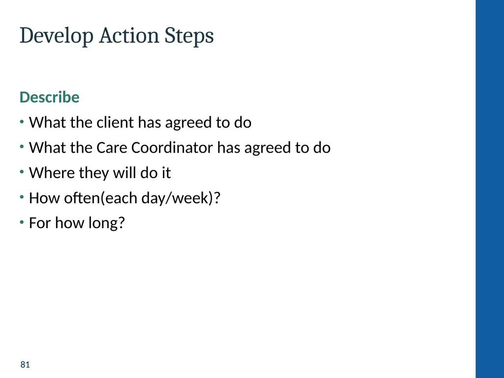 Health Home Care Coordinators Basic Training - slide 81 of 148