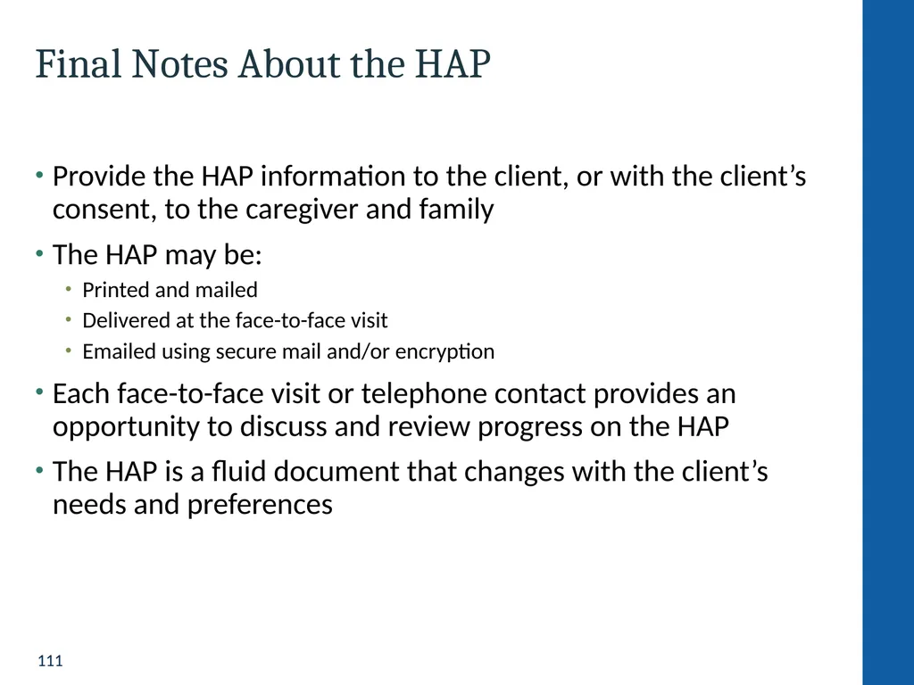 Health Home Care Coordinators Basic Training - slide 111 of 148