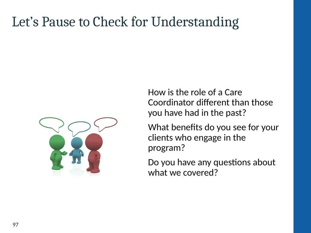 Health Home Care Coordinators Basic Training - slide 97 of 148