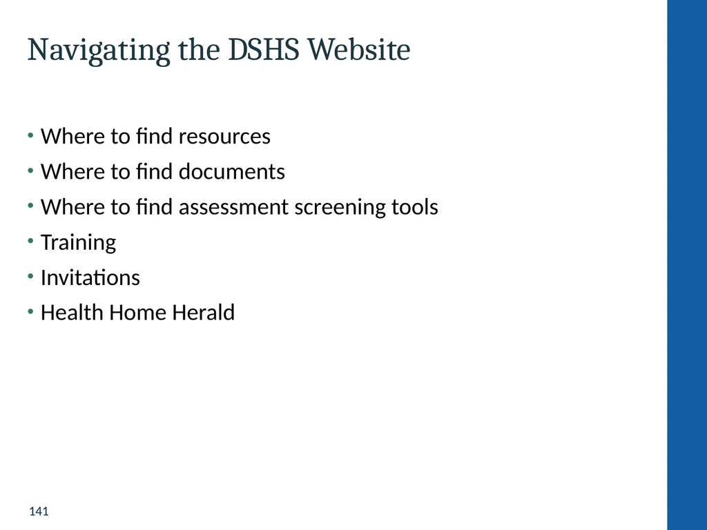Health Home Care Coordinators Basic Training - slide 141 of 148
