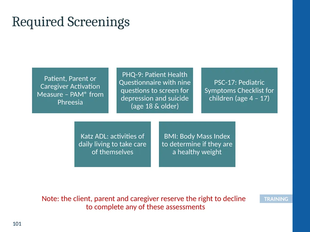 Health Home Care Coordinators Basic Training - slide 101 of 148
