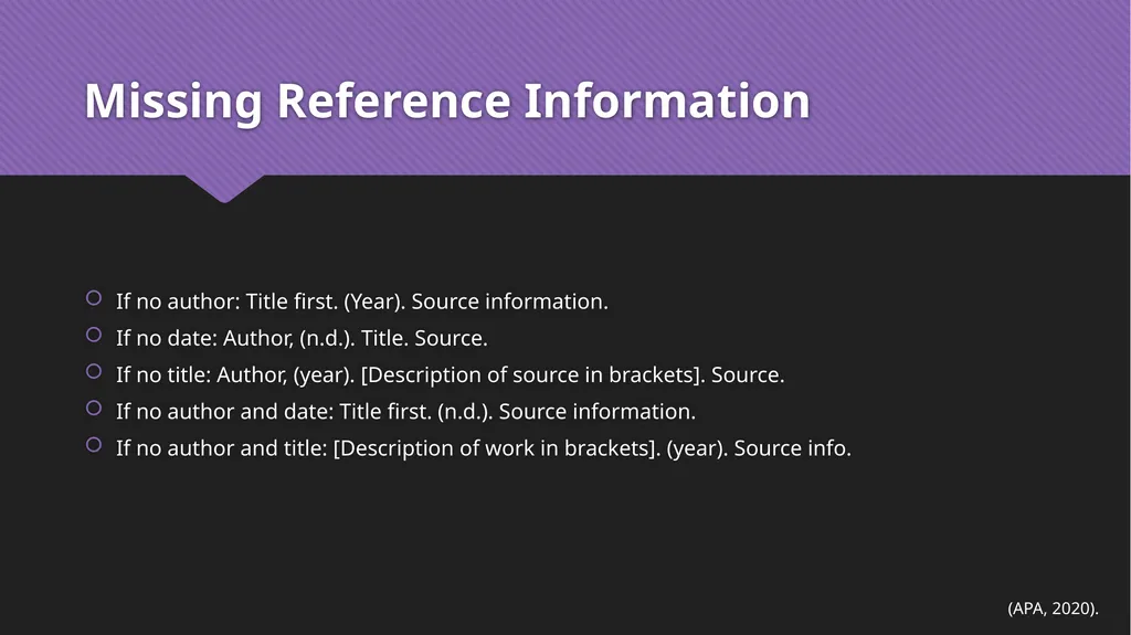 APA 7 Fall 2020 Developed by Texas A&M - slide 10 of 14