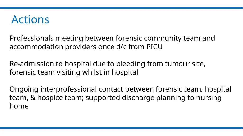 Addressing the gap between palliative care and - slide 21 of 26