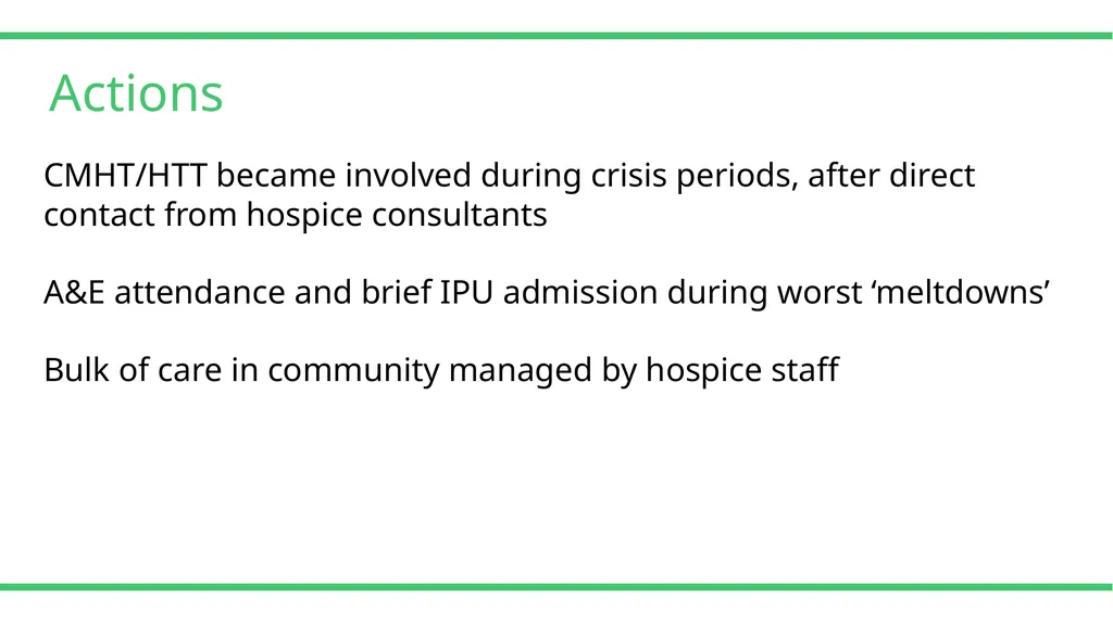 Addressing the gap between palliative care and - slide 7 of 26