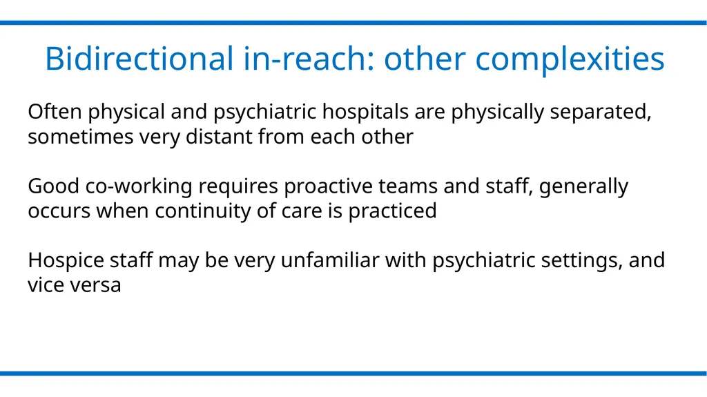 Addressing the gap between palliative care and - slide 23 of 26