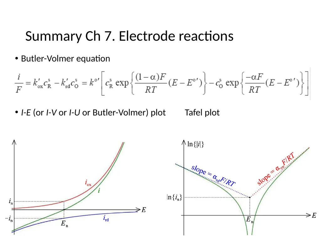 KJM 3110 Electrochemistry Chapter 7. Electrode - slide 27 of 27