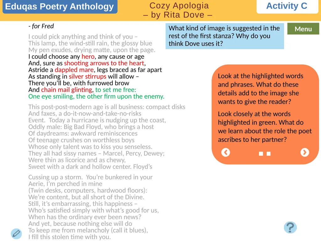 Choose a task Activity A Activity C Activity E - slide 4 of 7