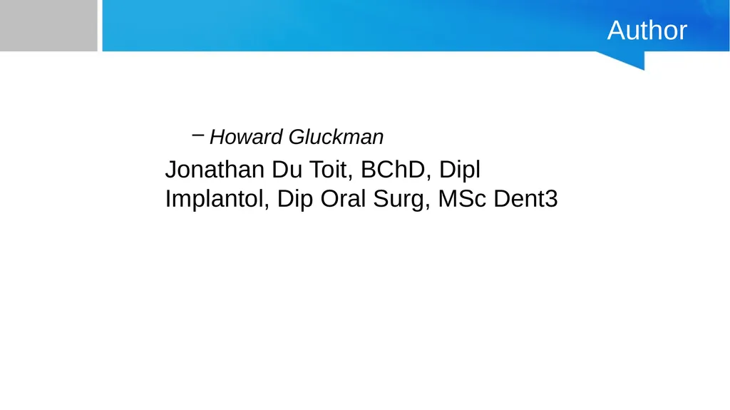 Partial Extraction Therapies (PET): Maintaining - slide 2 of 18