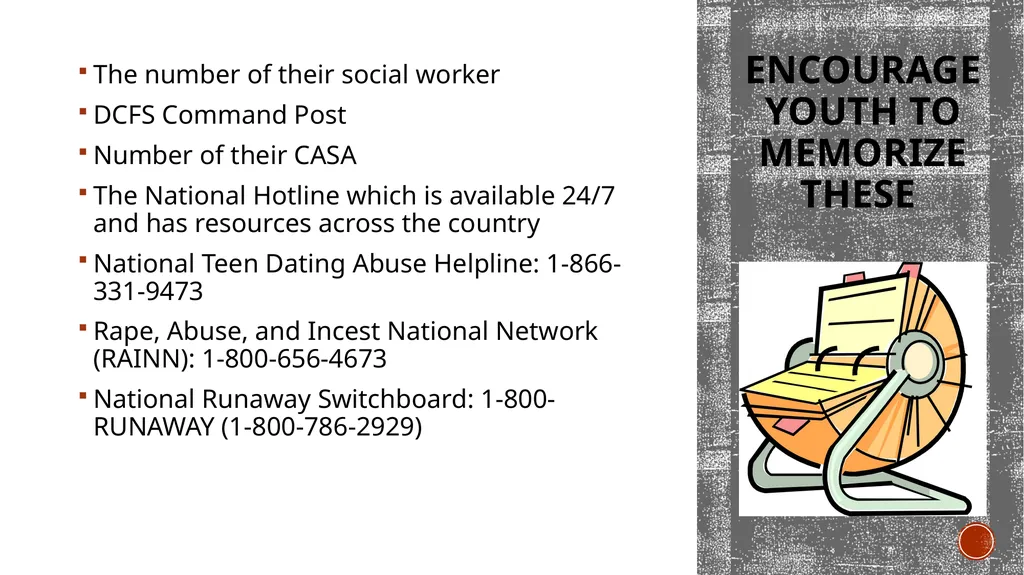 Commercial sexual exploitation CHILDREN (csec) & - slide 30 of 34