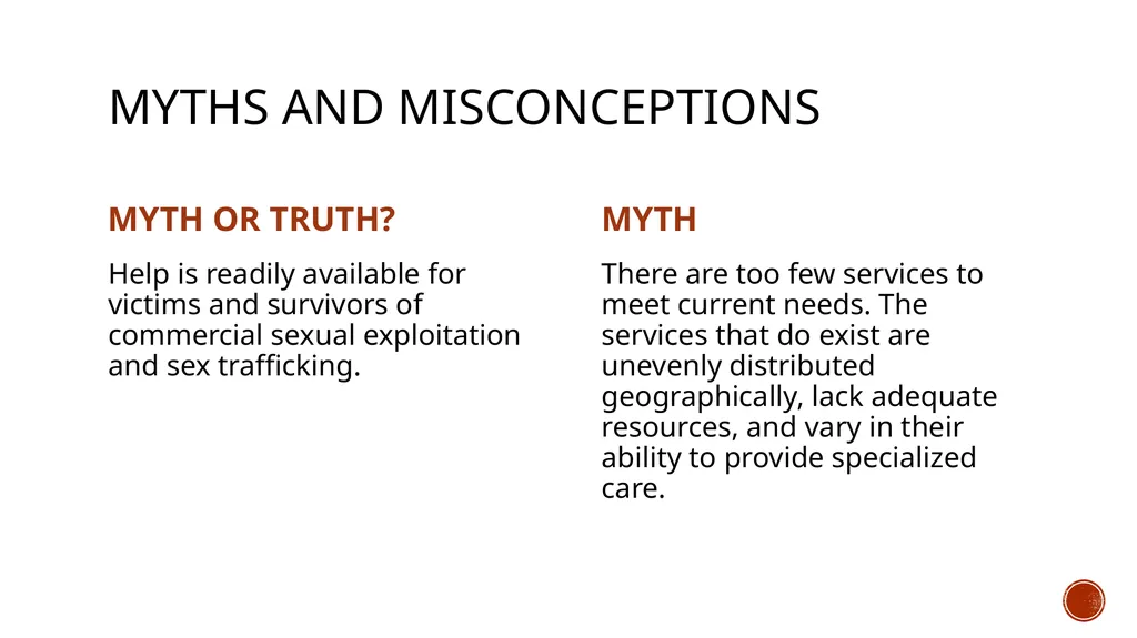 Commercial sexual exploitation CHILDREN (csec) & - slide 15 of 34