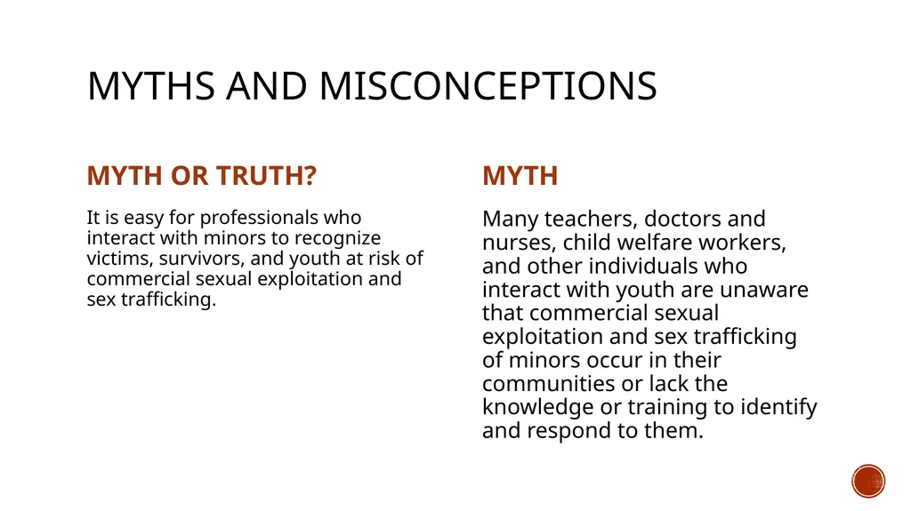 Commercial sexual exploitation CHILDREN (csec) & - slide 16 of 34