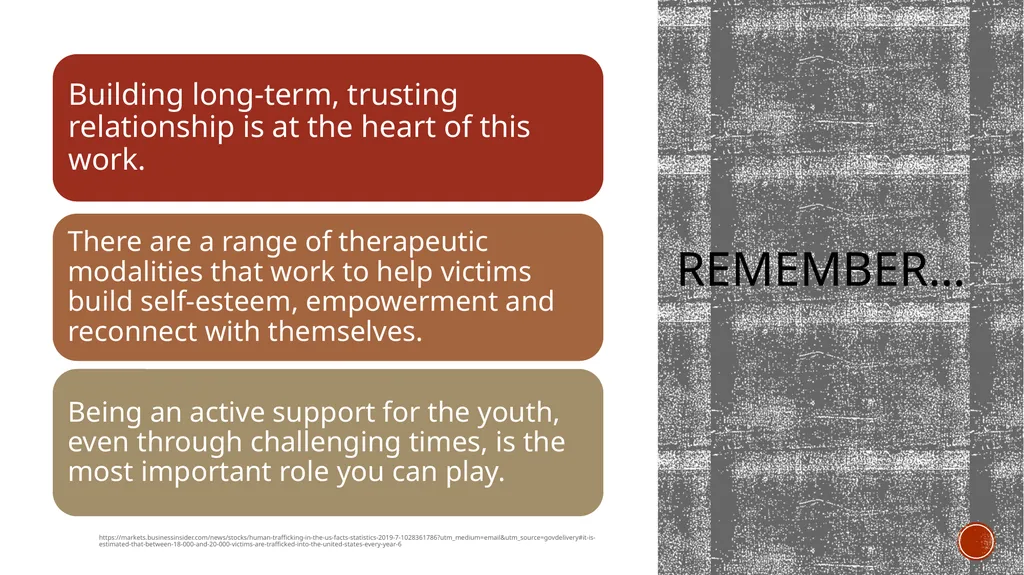 Commercial sexual exploitation CHILDREN (csec) & - slide 34 of 34