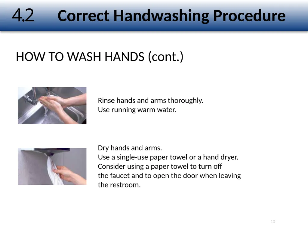 1 The Safe Food Handler Chapter Number 4 Learning - slide 10 of 30