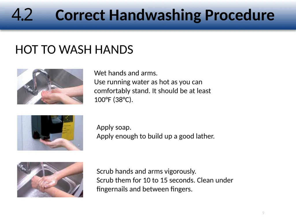 1 The Safe Food Handler Chapter Number 4 Learning - slide 9 of 30