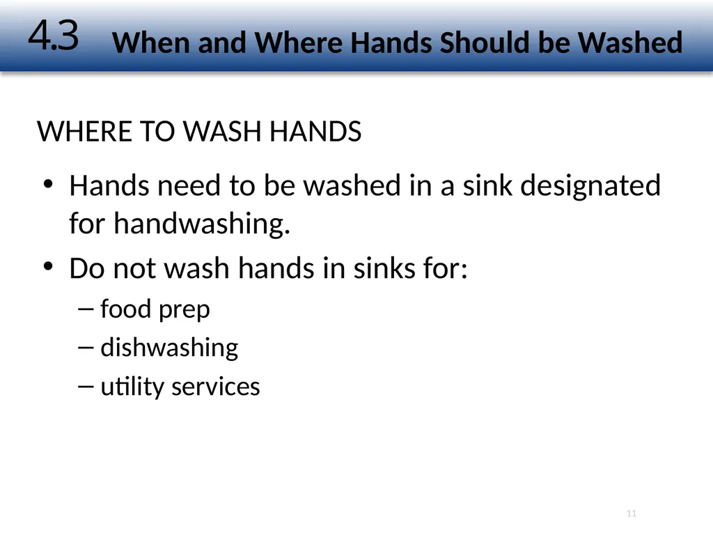 1 The Safe Food Handler Chapter Number 4 Learning - slide 11 of 30