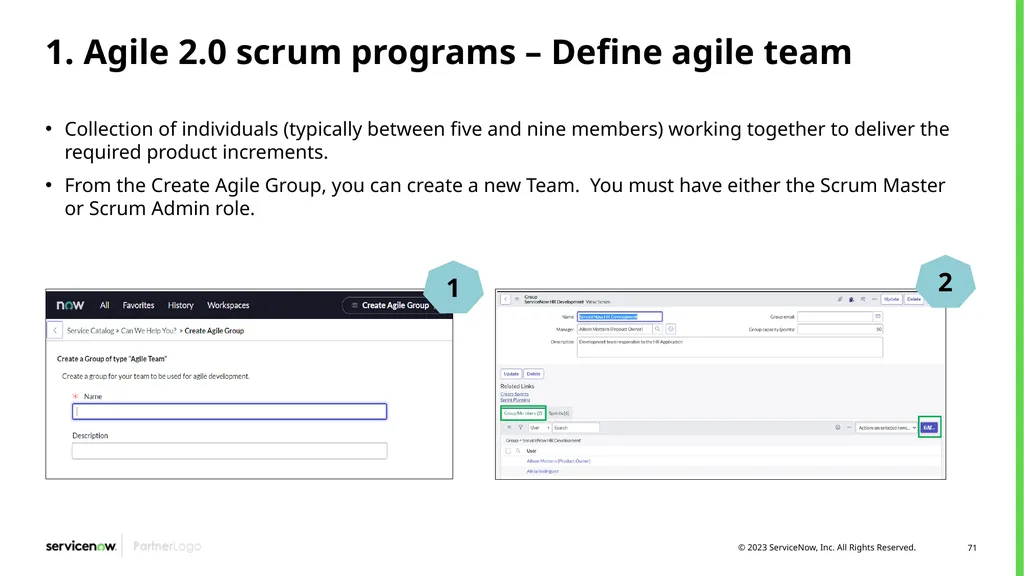 Agile Development 2.0/Scrum Programs Process - slide 71 of 124