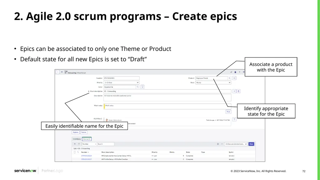 Agile Development 2.0/Scrum Programs Process - slide 72 of 124