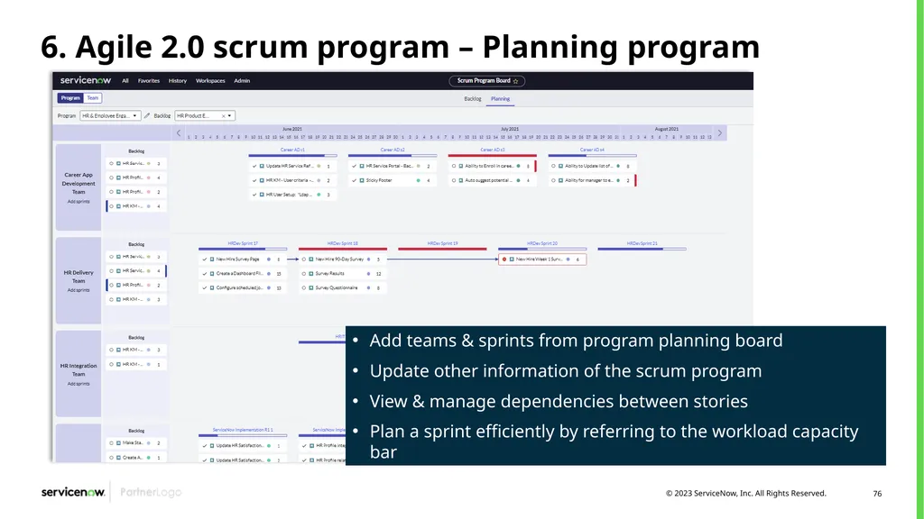 Agile Development 2.0/Scrum Programs Process - slide 76 of 124