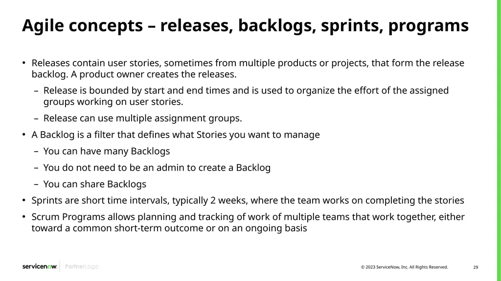 Agile Development 2.0/Scrum Programs Process - slide 29 of 124