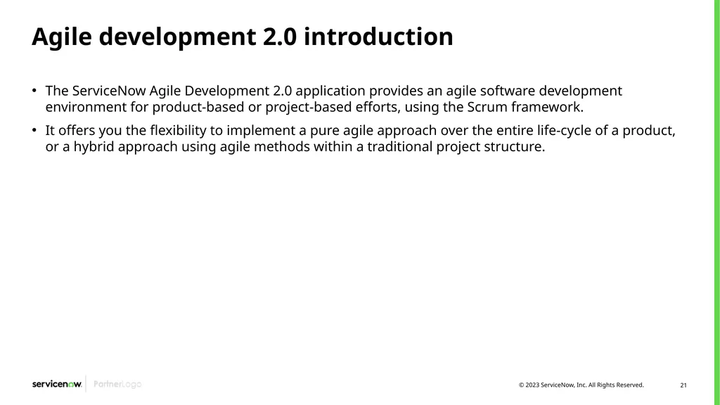 Agile Development 2.0/Scrum Programs Process - slide 21 of 124